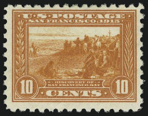 Sale 905, Lot 2525, 1913-15 Panama-Pacific Issue (Scott 397 thru 404)