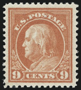 Sale 905, Lot 2545, Washington-Franklin Issues (Scott 405 to 423)