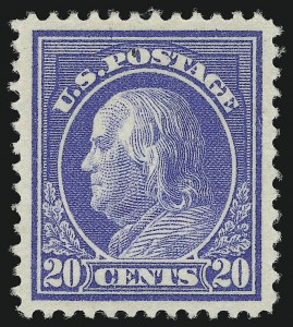 Sale 905, Lot 2550, Washington-Franklin Issues (Scott 405 to 423)
