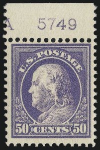Sale 905, Lot 2558, Washington-Franklin Issues (Scott 405 to 423)