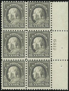 Sale 905, Lot 2577, Washington-Franklin Issues (Scott 424 to 458)
