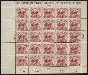 Sale 905, Lot 2806, 1922-25 Issue (Scott 551 to Later Issues), 2c White Plains Souvenir Sheet (630) Sale 905, Lot 2806, 1922-25 Issue (Scott 551 to Later Issues)