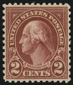 Sale 905, Lot 2815, 1922-25 Issue (Scott 551 to Later Issues), 2c Carmine, Ty. II (634A) Sale 905, Lot 2815, 1922-25 Issue (Scott 551 to Later Issues)