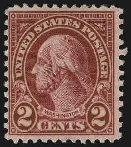 Sale 905, Lot 2816, 1922-25 Issue (Scott 551 to Later Issues), 2c Carmine, Ty. II (634A) Sale 905, Lot 2816, 1922-25 Issue (Scott 551 to Later Issues)