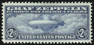 Sale 905, Lot 2877, Air Post, $2.60 Graf Zeppelin (C15) Sale 905, Lot 2877, Air Post