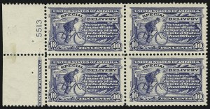 Sale 905, Lot 2887, Special Delivery and Registration