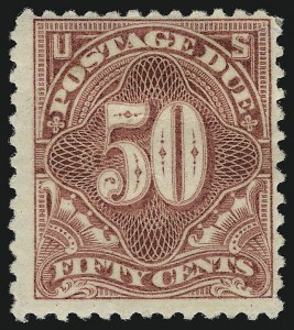 Sale 905, Lot 2921, Postage Due, 30c, 50c Pale Rose (J36b, J37a) Sale 905, Lot 2921, Postage Due