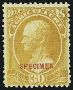 Sale 905, Lot 3306, Official Specimens and Sepcimens