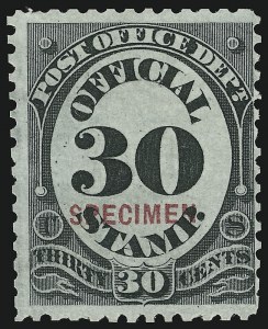 Sale 905, Lot 3349, Official Specimens and Sepcimens