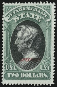 Sale 905, Lot 3363, Official Specimens and Sepcimens