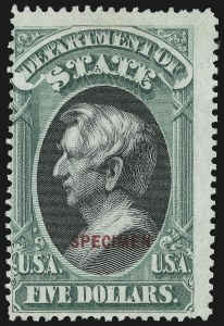 Sale 905, Lot 3365, Official Specimens and Sepcimens