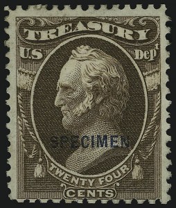 Sale 905, Lot 3375, Official Specimens and Sepcimens