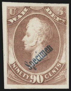 Sale 905, Lot 3377, Official Specimens and Sepcimens