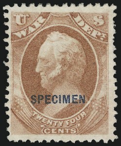 Sale 905, Lot 3385, Official Specimens and Sepcimens