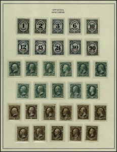 Sale 905, Lot 3387, Official Specimens and Sepcimens