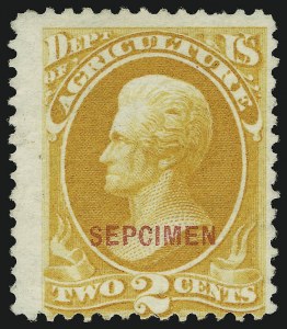 Sale 905, Lot 3391, Official Specimens and Sepcimens