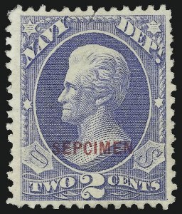 Sale 905, Lot 3404, Official Specimens and Sepcimens