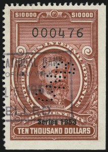 Sale 905, Lot 3592, Revenues