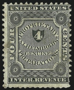 Sale 905, Lot 3658, Private Die Proprietary Stamps