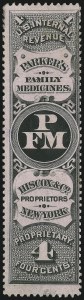 Sale 905, Lot 3666, Private Die Proprietary Stamps