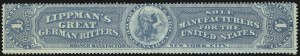 Sale 905, Lot 3684, Private Die Proprietary Stamps
