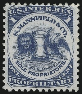 Sale 905, Lot 3691, Private Die Proprietary Stamps