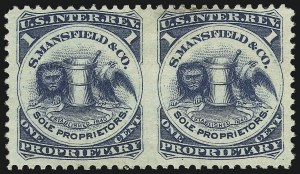 Sale 905, Lot 3692, Private Die Proprietary Stamps