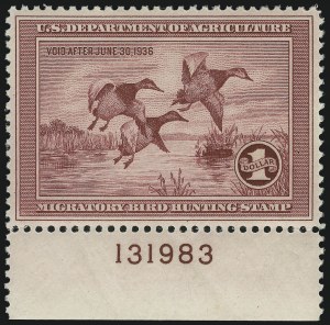 Sale 905, Lot 3727, Hunting Permits