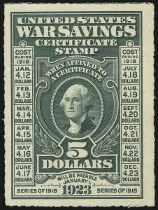 Sale 905, Lot 3762, War Savings