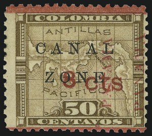 Sale 905, Lot 3790, Canal Zone