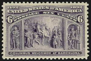 Sale 910, Lot 10, 1893 Columbian Issue