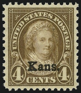 Sale 910, Lot 148, Later Issues (Kans-Nebr. overprints)