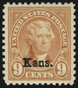 Sale 910, Lot 153, Later Issues (Kans-Nebr. overprints)