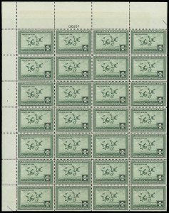 Sale 913, Lot 1004, Hunting Permit Multiples and Panes
