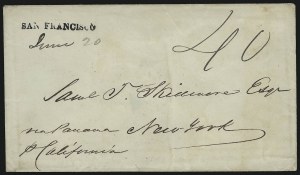 Sale 913, Lot 502, Stampless Covers