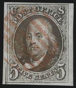 Sale 913, Lot 520, 1847 Issue