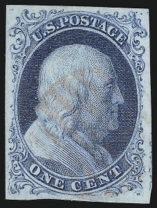 Sale 913, Lot 532, 1c 1851-56 Issue