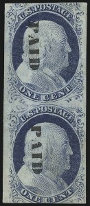 Sale 913, Lot 545, 1c 1851-56 Issue