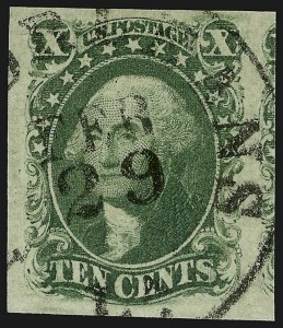 Sale 913, Lot 558, 10c 1855 Issue