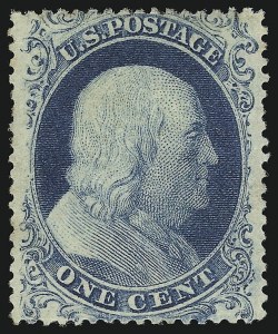 Sale 913, Lot 564, 1c 1857-60 Issue