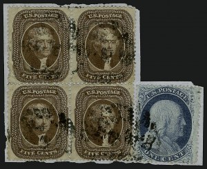 Sale 913, Lot 583, 3c-5c 1857-60 Issue