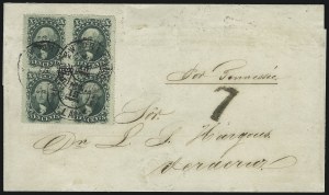 Sale 913, Lot 587, 10c-90c 1857-60 Issue