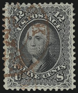 Sale 913, Lot 641, 1867-68 Grilled Issue