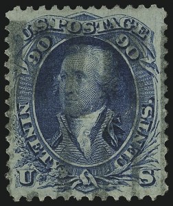 Sale 913, Lot 662, 1867-68 Grilled Issue