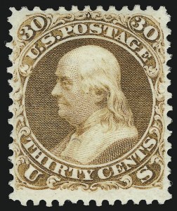 Sale 913, Lot 673, 1875 Re-Issue of 1861-66 Issue