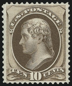 Sale 913, Lot 727, 1870-88 Bank Note Issues (Scott 145 thru 166)