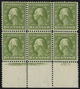 Sale 913, Lot 841, 1908-23 Issues (Scott 368 thru 389)