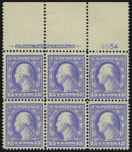 Sale 913, Lot 842, 1908-23 Issues (Scott 368 thru 389)