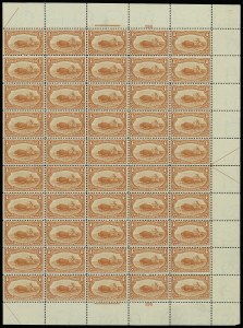 Sale 913, Lot 980, Complete Sheets and Panes