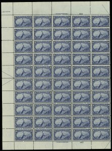 Sale 913, Lot 981, Complete Sheets and Panes